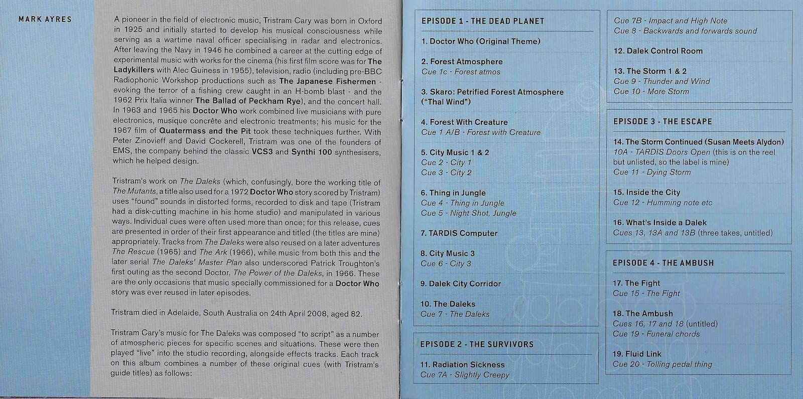 Middle of cover of SILCD 1536